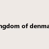 kingdom of denmark是什么意思