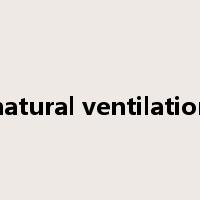 natural ventilation是什么意思