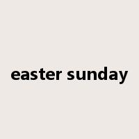 easter sunday是什么意思