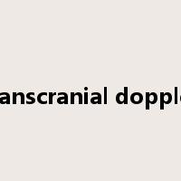 transcranial doppler是什么意思