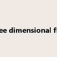 three dimensional flow是什么意思