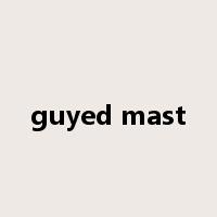 guyed mast是什么意思