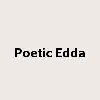 Poetic Edda是什么意思
