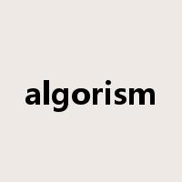 algorism是什么意思