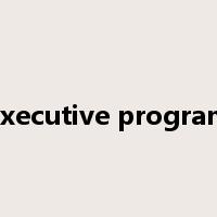 executive program是什么意思