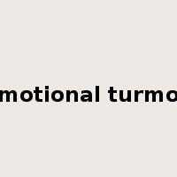 emotional turmoil是什么意思