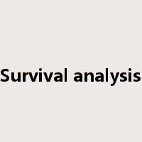 Survival analysis是什么意思