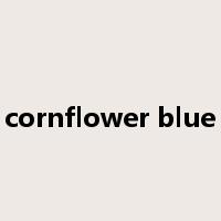 cornflower blue是什么意思