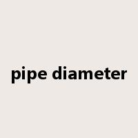 pipe diameter是什么意思