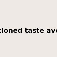 conditioned taste aversion是什么意思