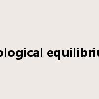 ecological equilibrium是什么意思