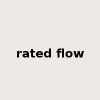 rated flow是什么意思
