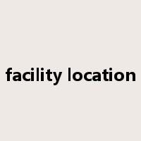 facility location是什么意思
