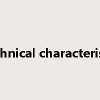 technical characteristic是什么意思