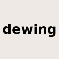 dewing是什么意思