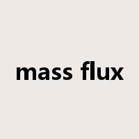 mass flux是什么意思