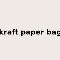 kraft paper bag是什么意思
