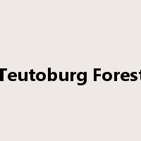 Teutoburg Forest是什么意思