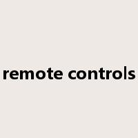 remote controls是什么意思