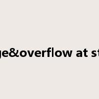 leakage&overflow at storage是什么意思