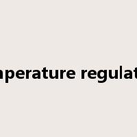 temperature regulation是什么意思