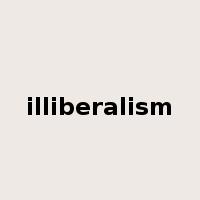 illiberalism是什么意思