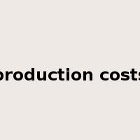 production costs是什么意思