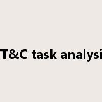 TT&C task analysis是什么意思