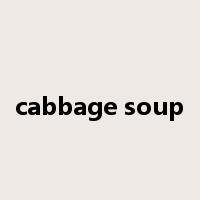 cabbage soup是什么意思