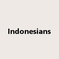 Indonesians是什么意思