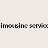limousine service是什么意思
