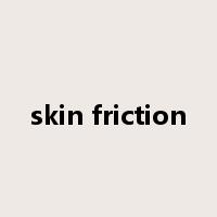 skin friction是什么意思