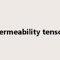permeability tensor是什么意思