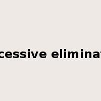 successive elimination是什么意思