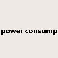 low power consumption是什么意思