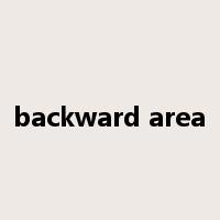 backward area是什么意思