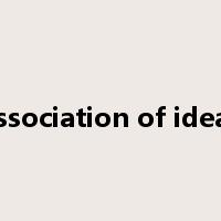 association of ideas是什么意思