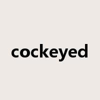 cockeyed是什么意思