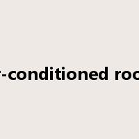 air-conditioned room是什么意思