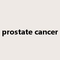 prostate cancer是什么意思