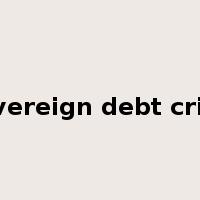 sovereign debt crisis是什么意思
