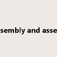 disassembly and assembly是什么意思