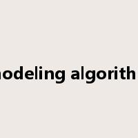 modeling algorithm是什么意思