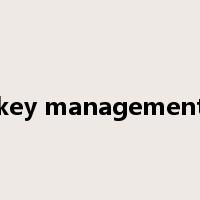 key management是什么意思