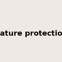 nature protection是什么意思