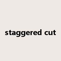 staggered cut是什么意思