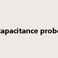 capacitance probe是什么意思