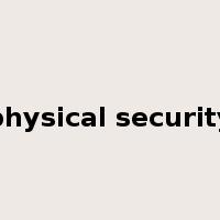 physical security是什么意思