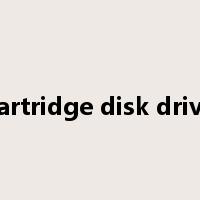 cartridge disk drive是什么意思