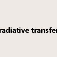 radiative transfer是什么意思